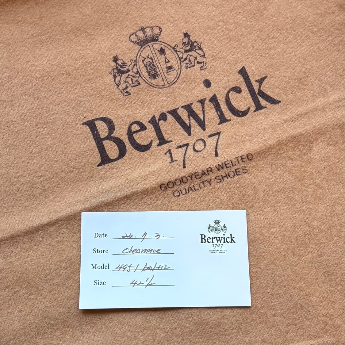 [미사용] Berwick 4951 벨지안 스웨드 태슬로퍼 42 1/2 상품이미지4