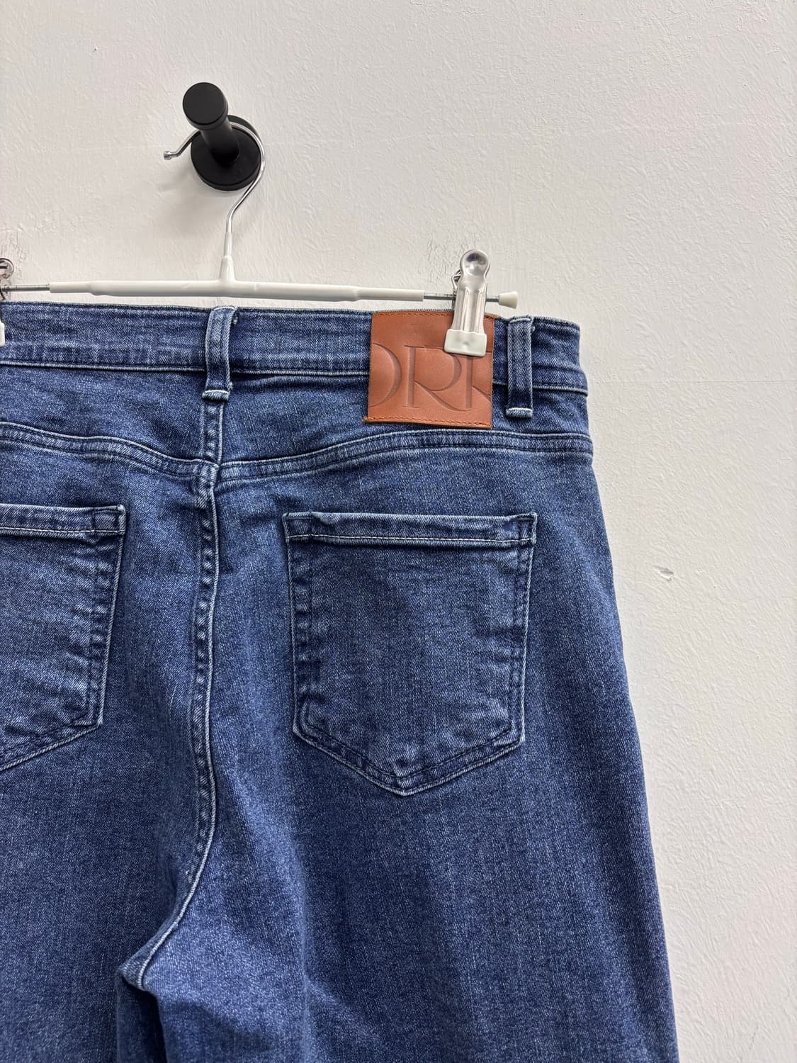 오르(ORR) 로우 엣지 와이드 데님 팬츠 중청 상품이미지4