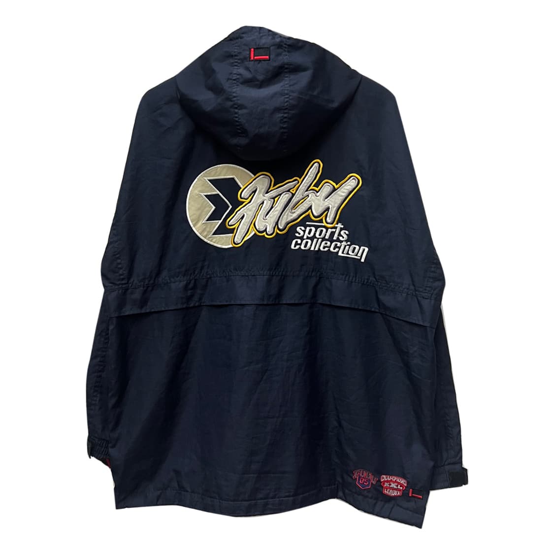00s FUBU 후부 하프집업 후드 바람막이 XL 상품이미지3