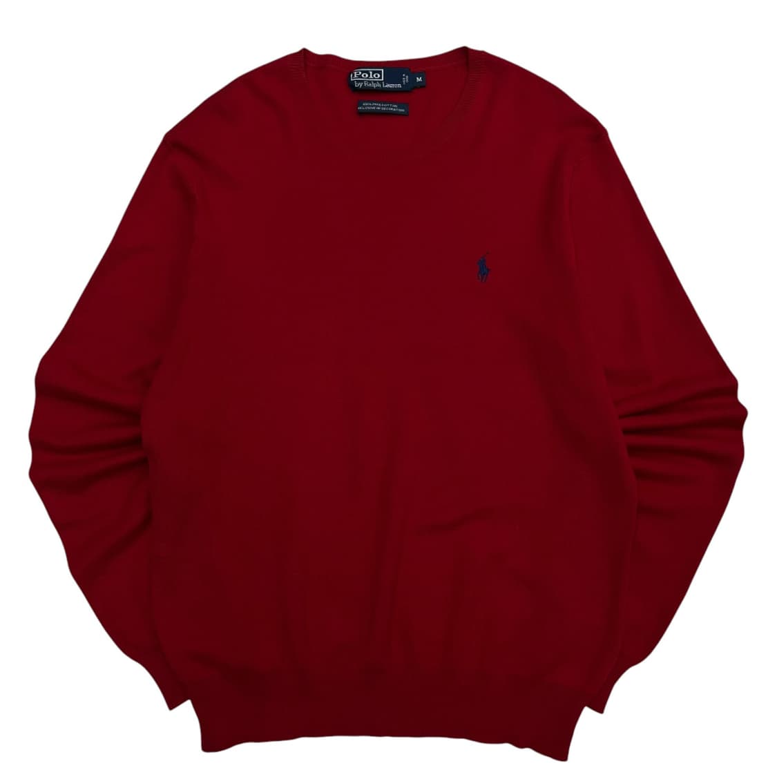 폴로 랄프로렌 네이비포니 레드 니트 M 상품이미지2