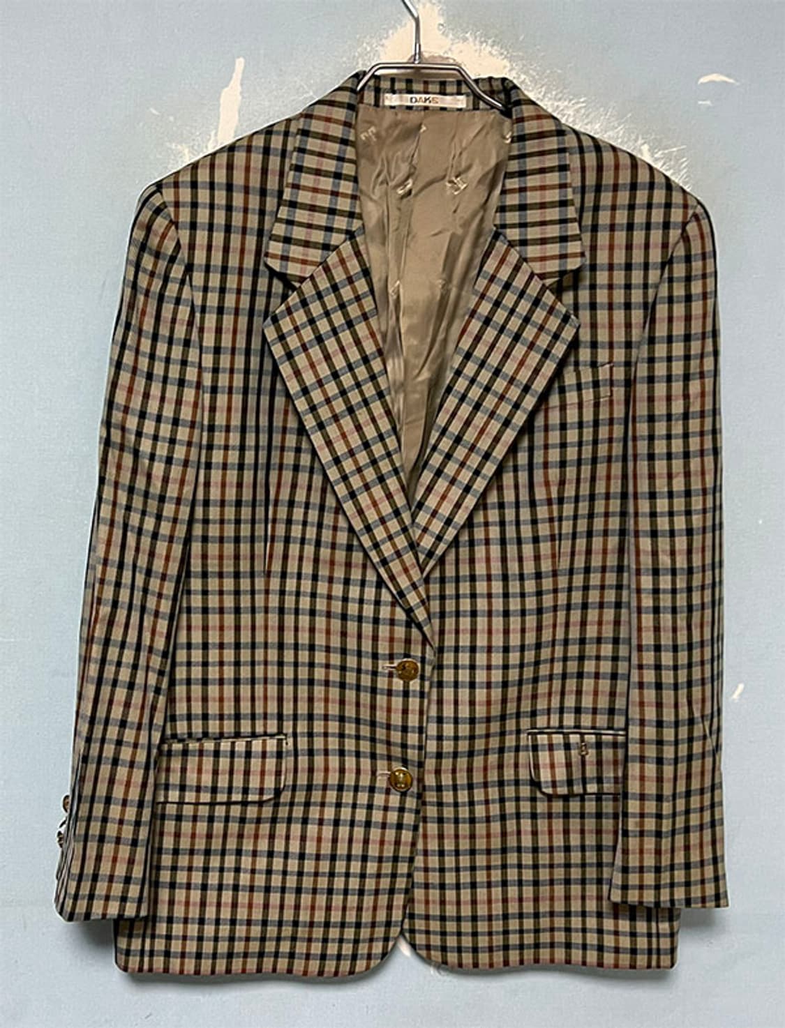 DAKS 닥스 클래식 여자자켓 체크 춘추 L 100 77 (91-160) 상품이미지1