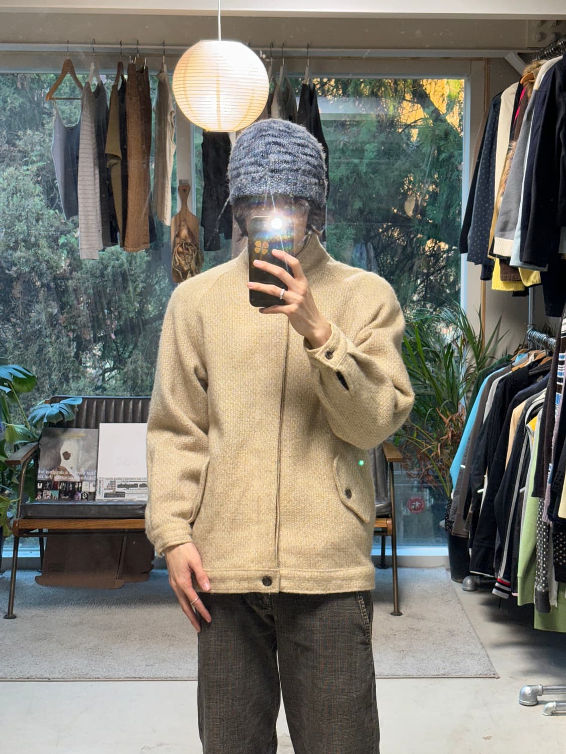 Silk road 베이지 울자켓 상품이미지3