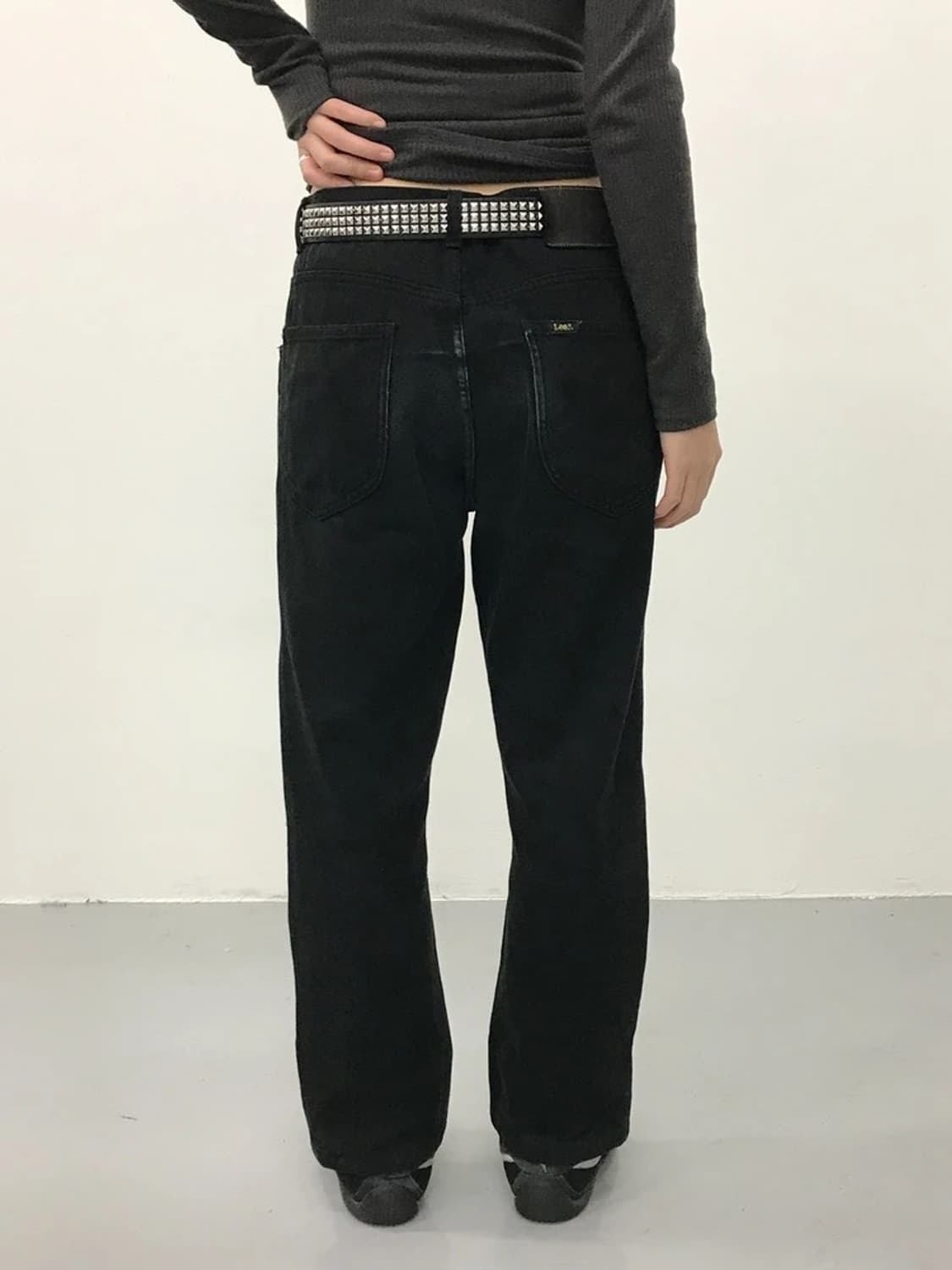 90's Lee USA Black Denim Pants 상품이미지2