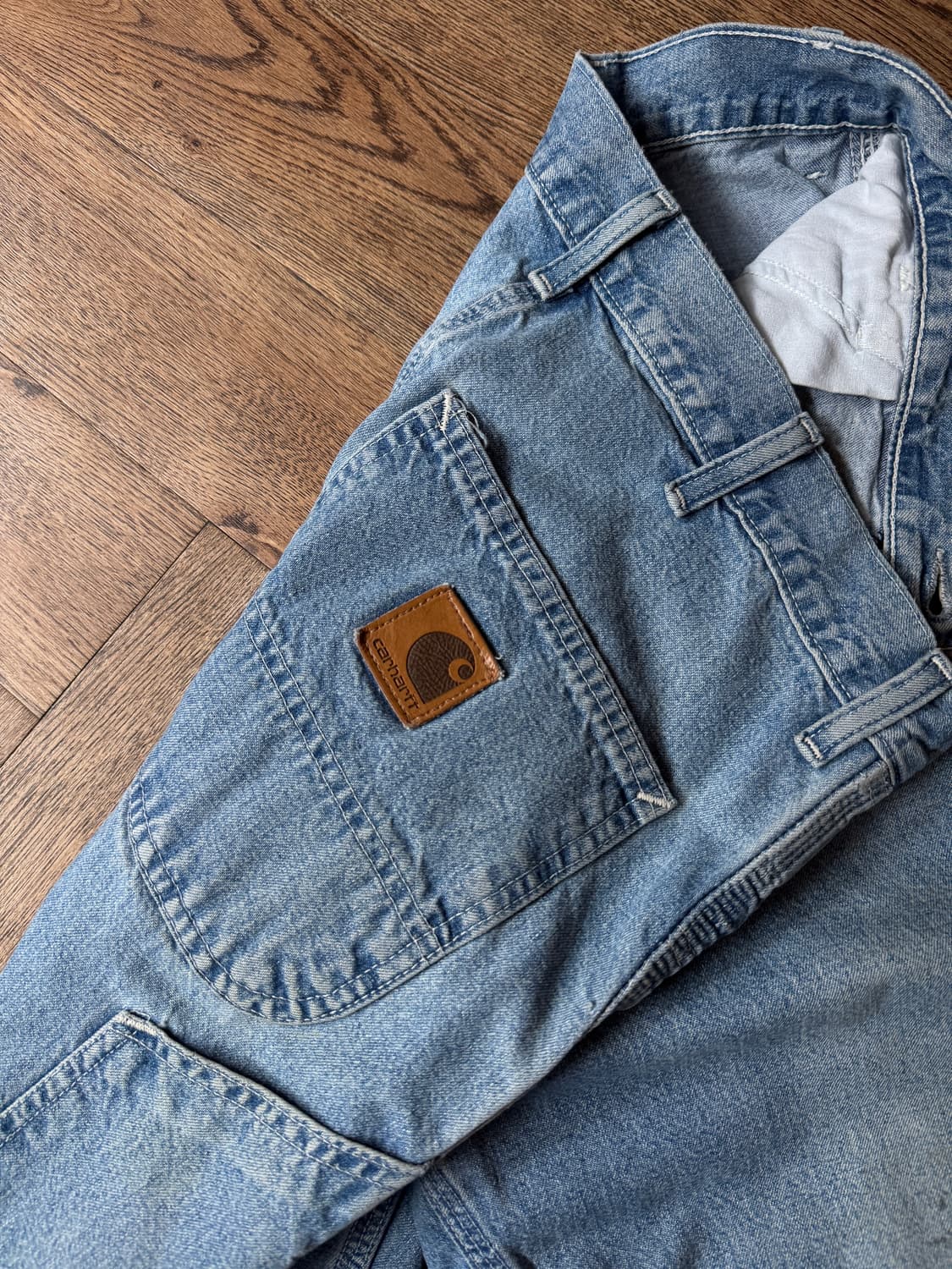 [34]90's 칼하트 USA 유니온메이드 이지 카펜터 워크 데님 팬츠 상품이미지4