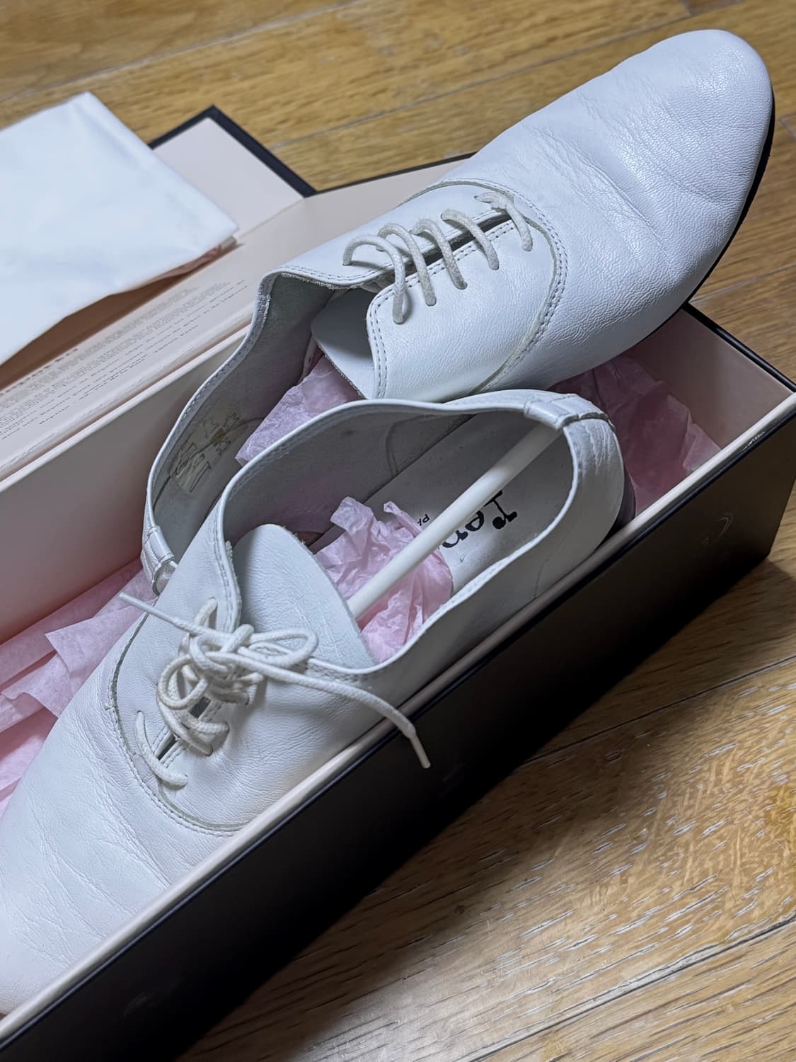 레페토 지지 옥스퍼드 화이트 무광 36 (230) 상품이미지3