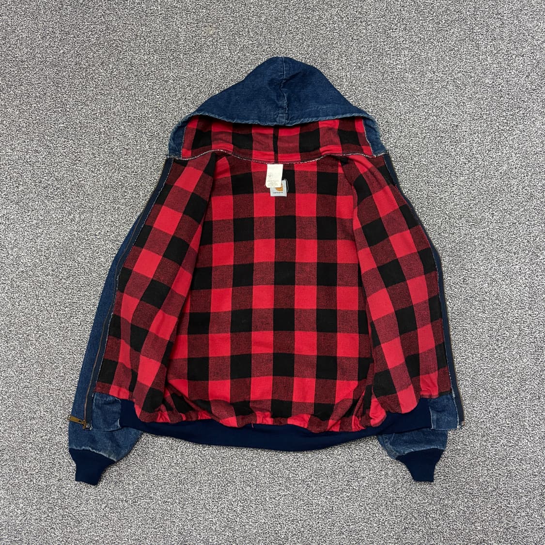 80s 빈티지 칼하트 데님 액티브 자켓 상품이미지3