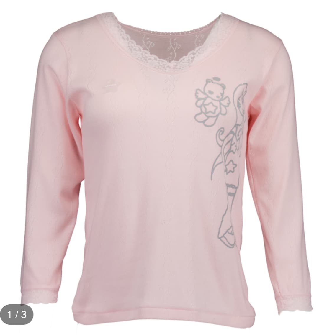 샬롬클럽 레이스탑 TELEPATHY LACE TOP PINK 상품이미지1