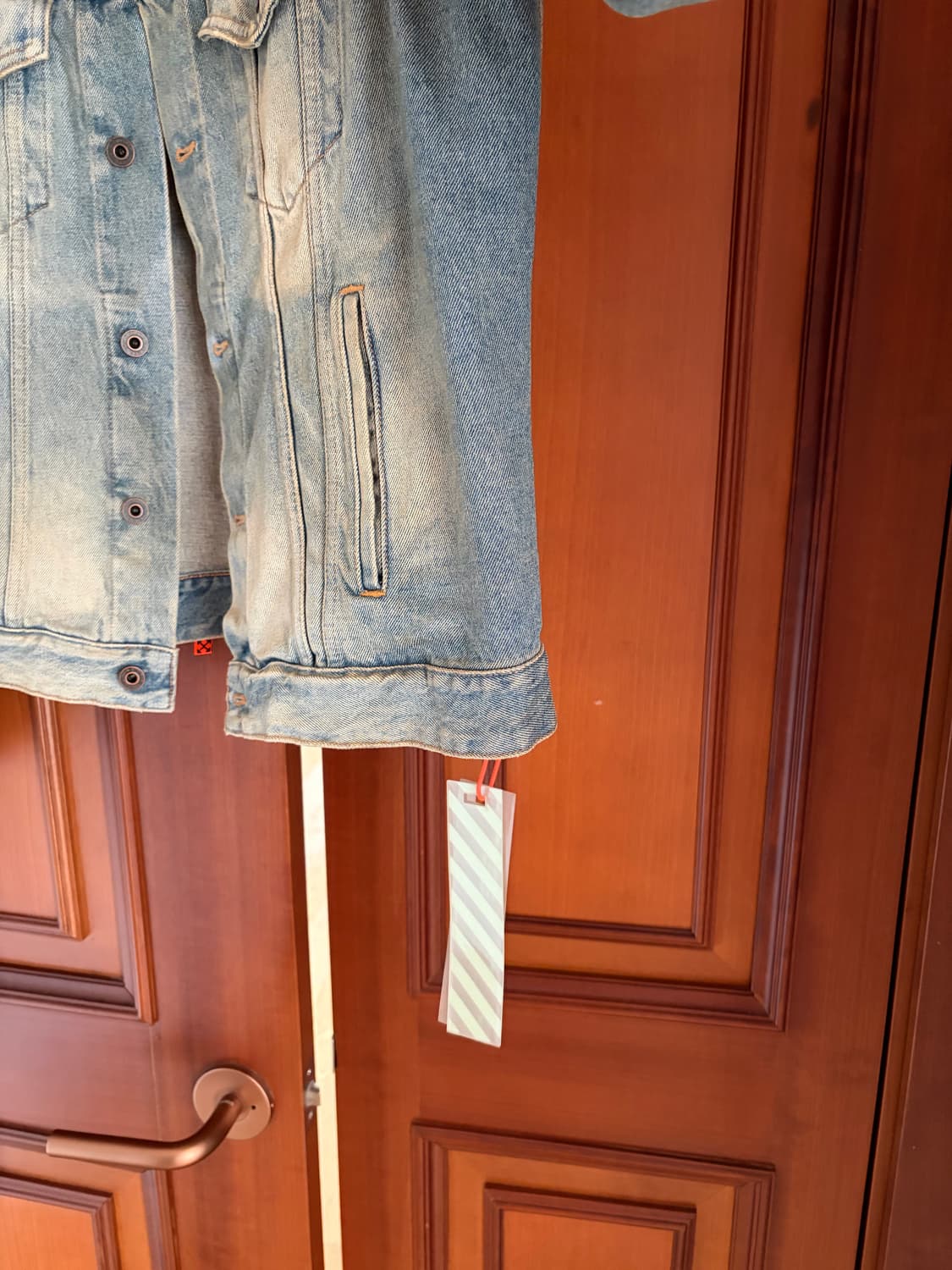 오프화이트 데님 청자켓 상품이미지3