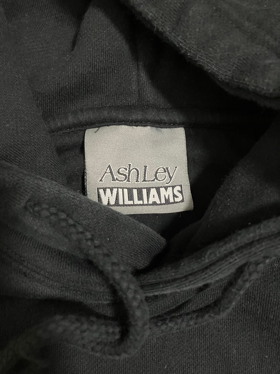 [S] 애슐리 윌리엄스 프린팅 후디 검정 상품이미지3