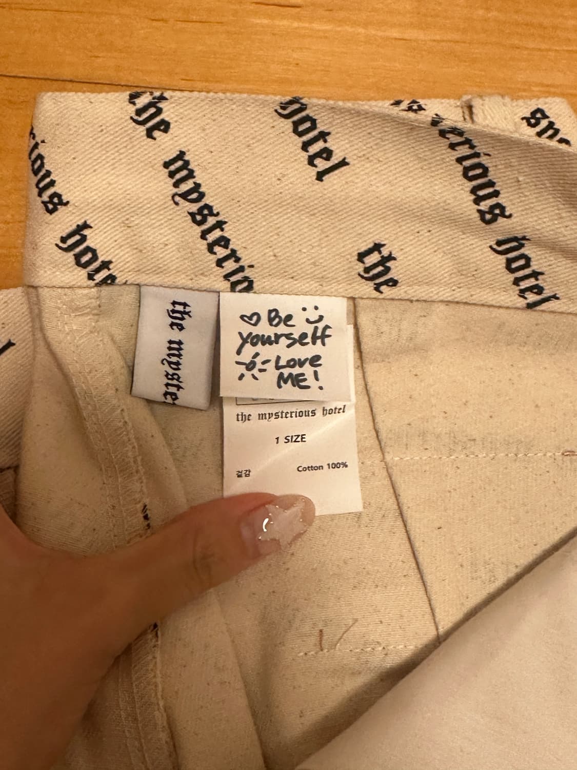 미스테리어스호텔 풀 로고 워크 팬츠 상품이미지4