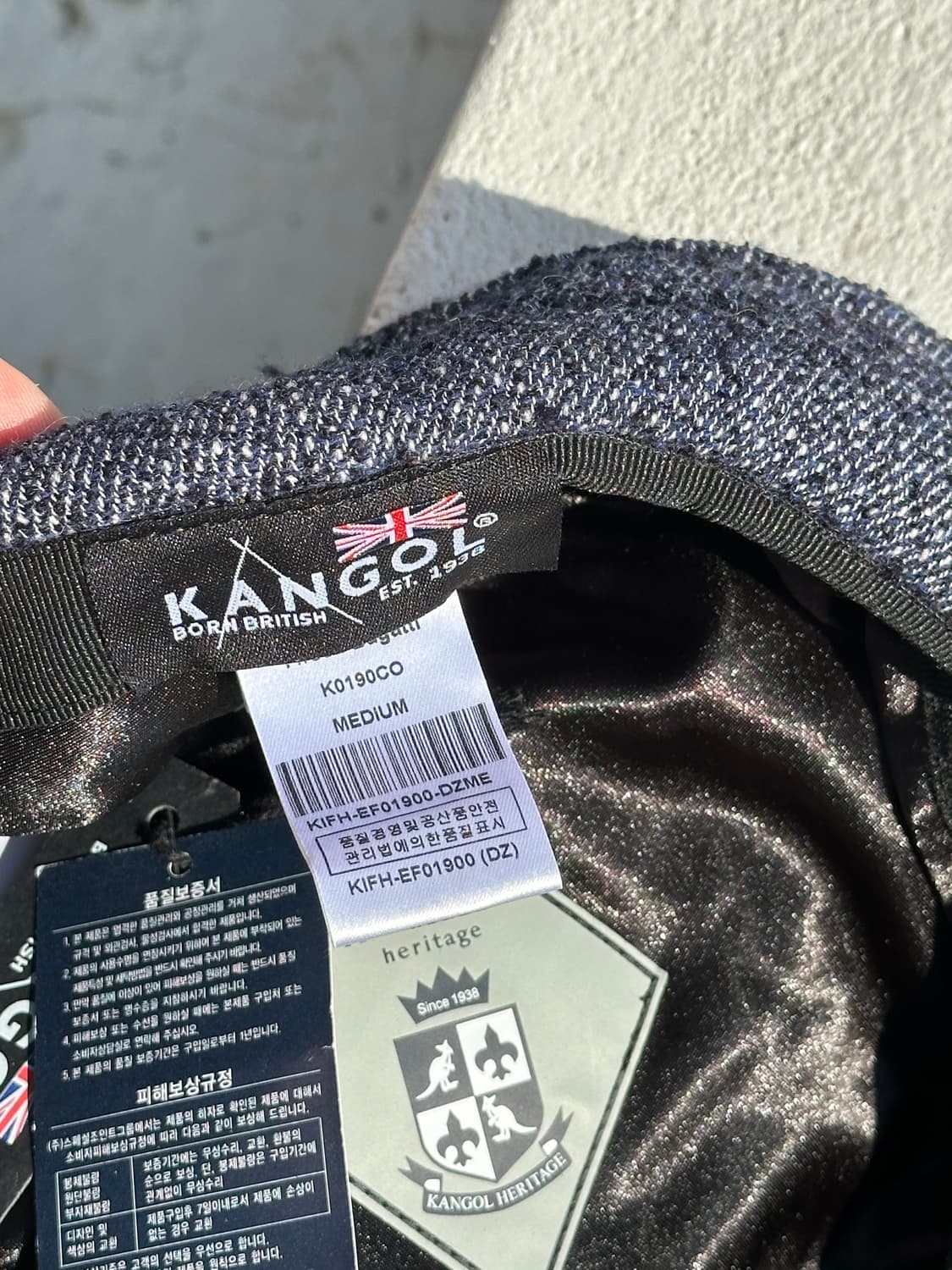 (새상품) [M] 캉골 보카시 트래퍼 헌팅캡 모자 상품이미지9