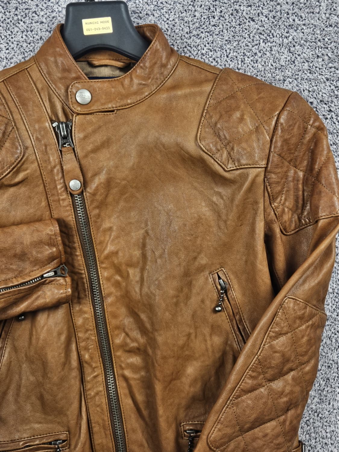 폴로랄프로렌 데저트 사이클 바이커 가죽 자켓 ( XS ) / 10249 상품이미지4