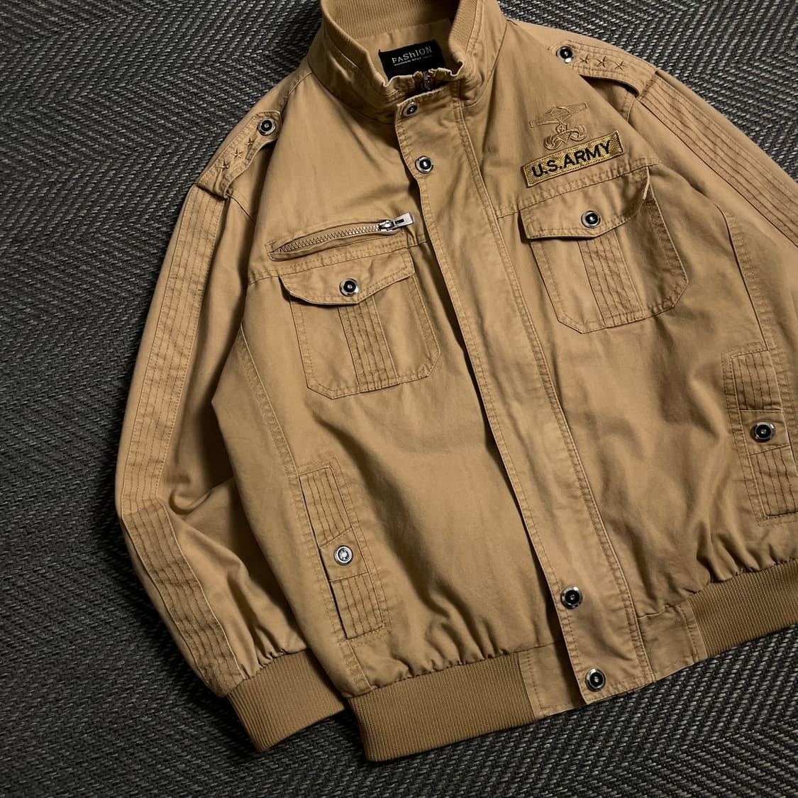 USA army 밀리터리 포켓 필드 블루종 자켓o 4788 상품이미지3