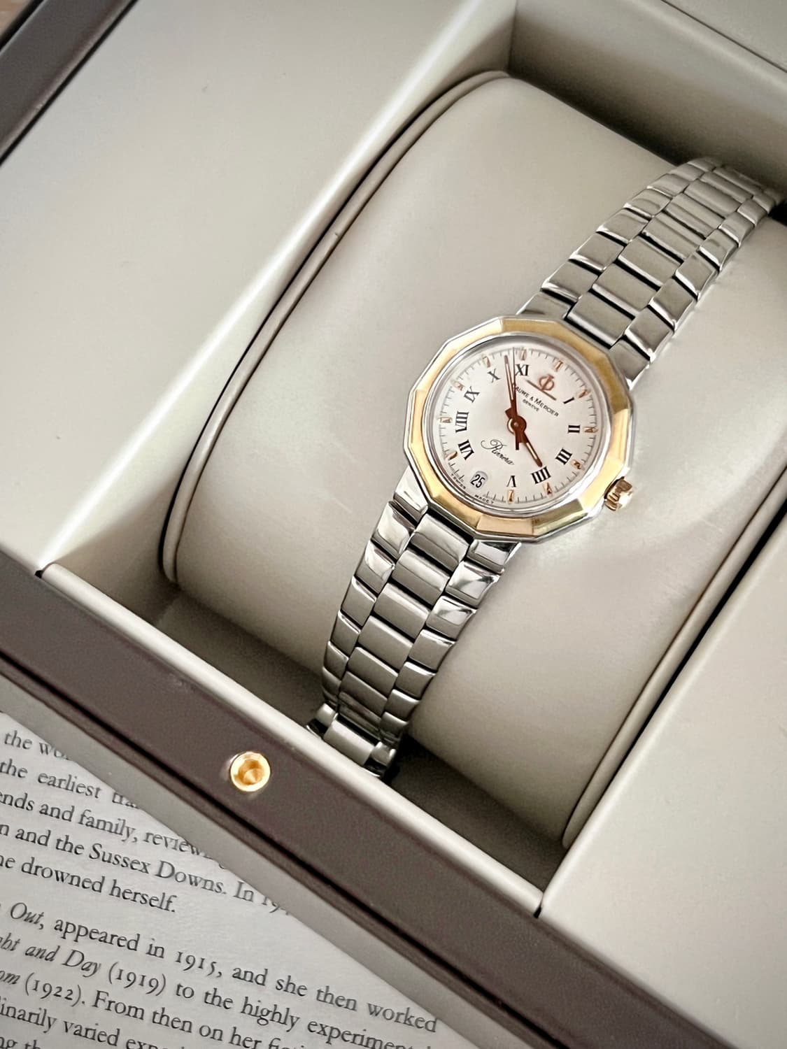 BAUME & MERCIER 보메 메르시에 리비에라 18k골드 콤비 시계 상품이미지6