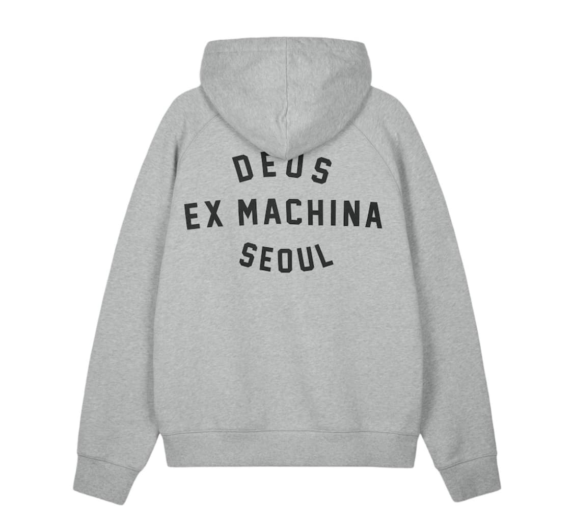 [M] 데우스 엑스 마키나 서울 컬리지 어드레스 후드 그레이 상품이미지1