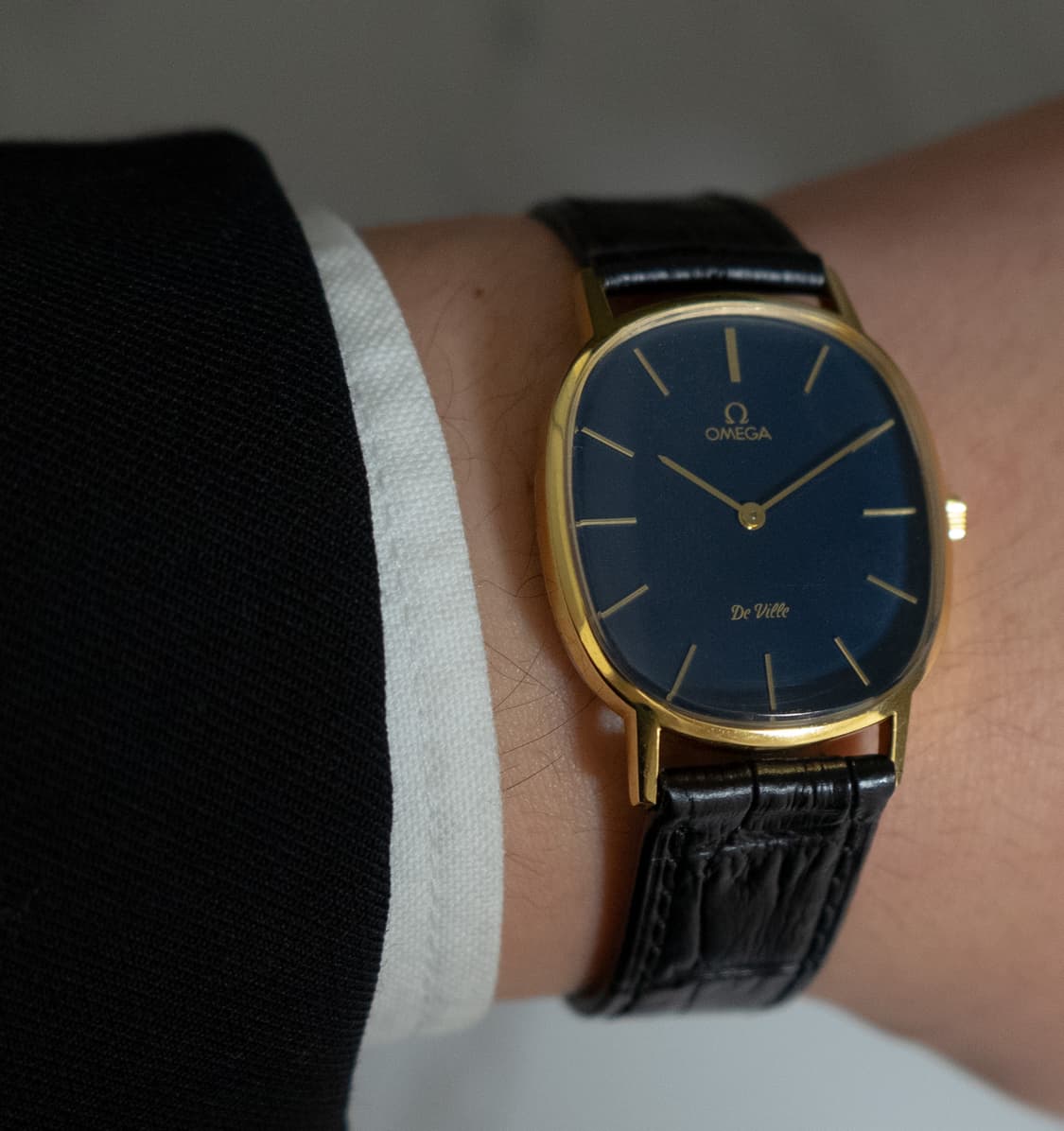 오메가 엘립스 네이비 빈티지 수동 시계 상품이미지1