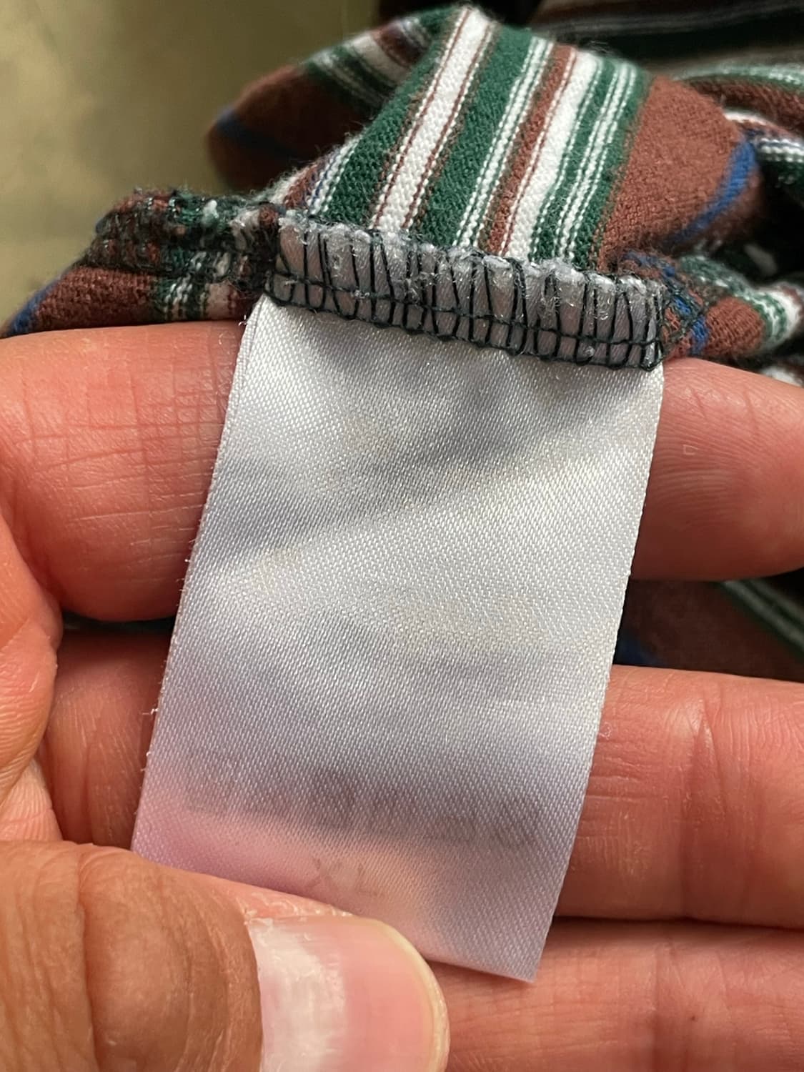 Santa Cruz 산타크루즈 브라운 스트라이프 롱슬리브 XL 상품이미지8