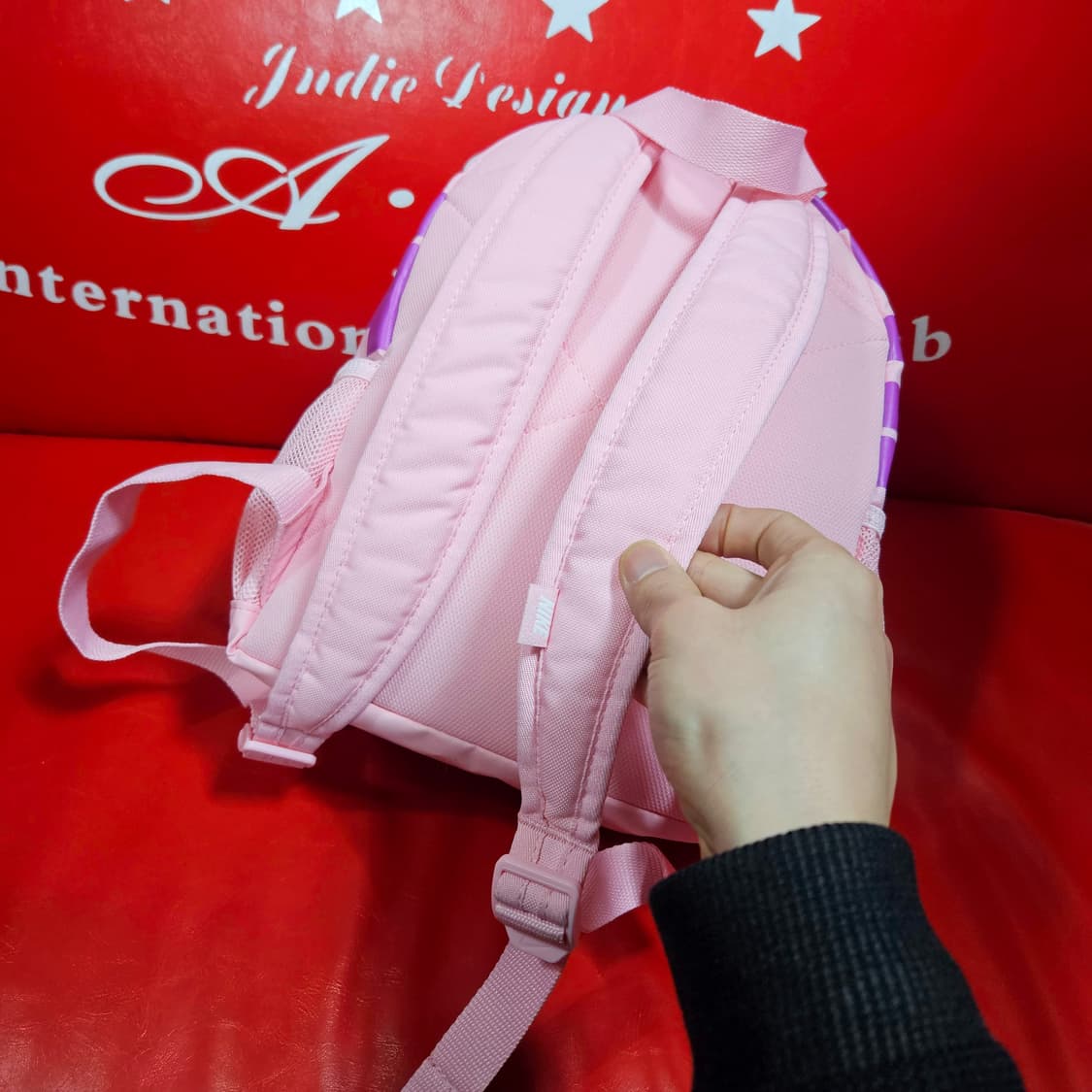 (새상품) 나이키(Nike) 핑크 미니 백팩 상품이미지4