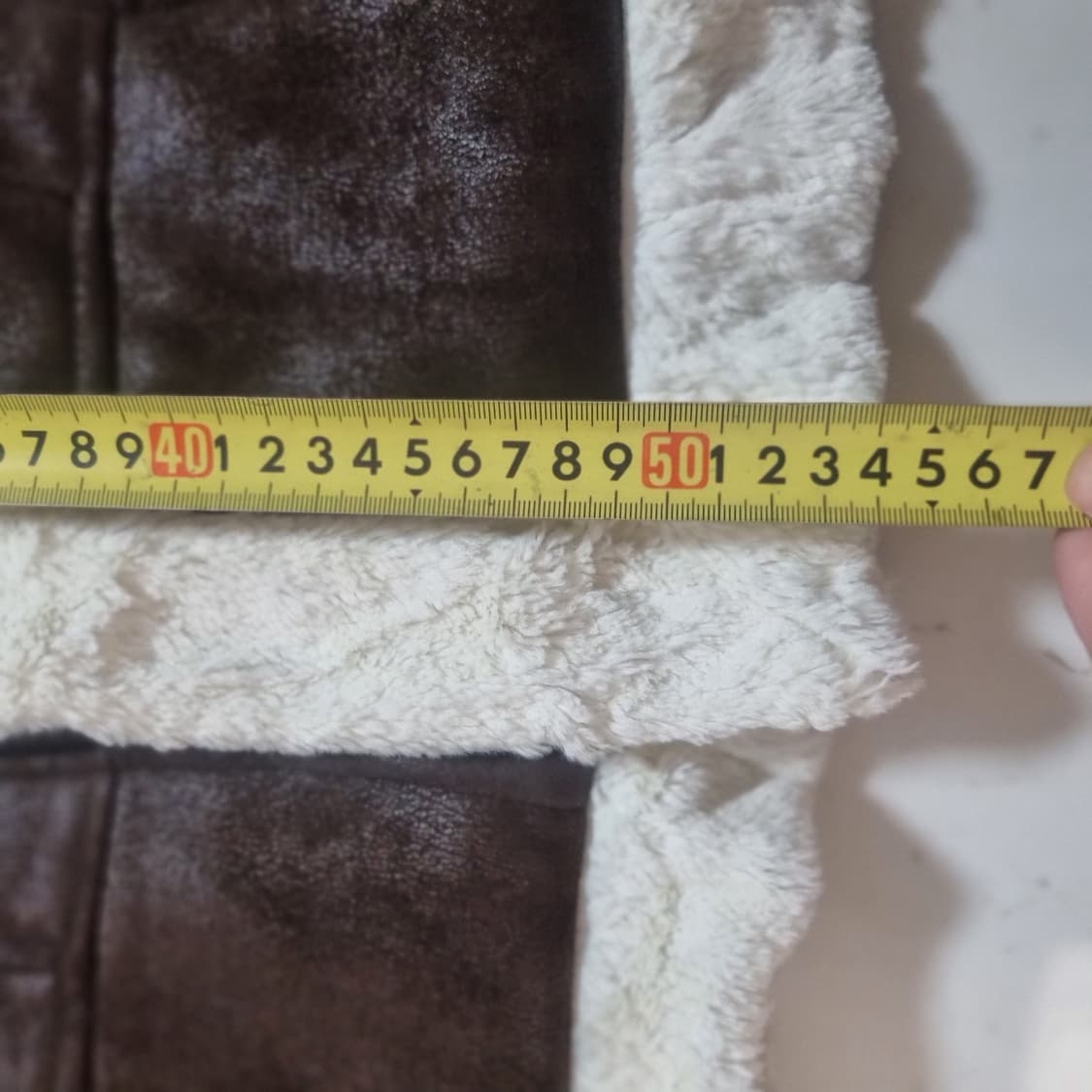 브라운 무스탕 퍼 자켓 상품이미지4