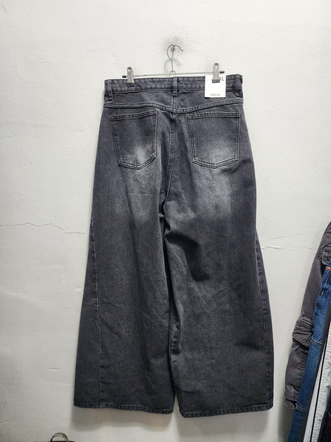 (새상품) YKK 흑청 워싱 데님 벌룬팬츠  상품이미지2