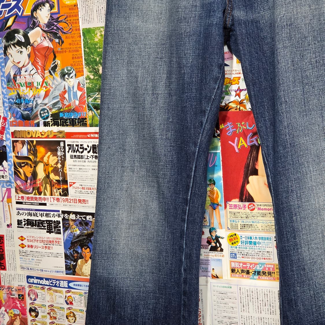 캘빈클라인 진청 플레어 부츠컷 데님 팬츠 상품이미지7