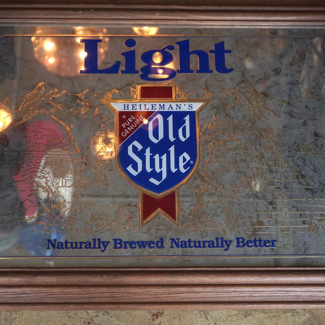 빈티지 소품 Heilemans Beer 거울액자 상품이미지4