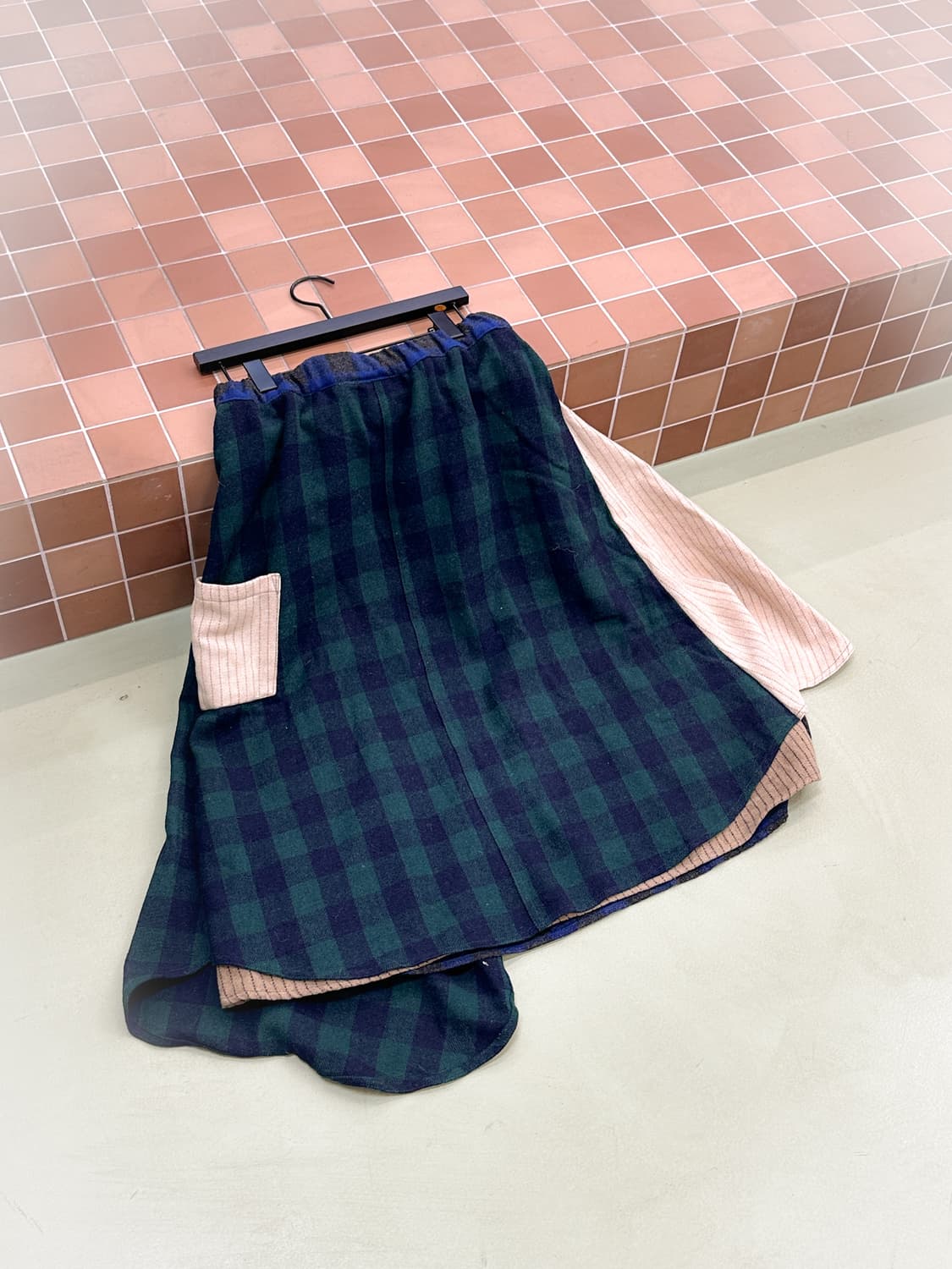 lime.inc multi pattern wrap skirt 상품이미지2