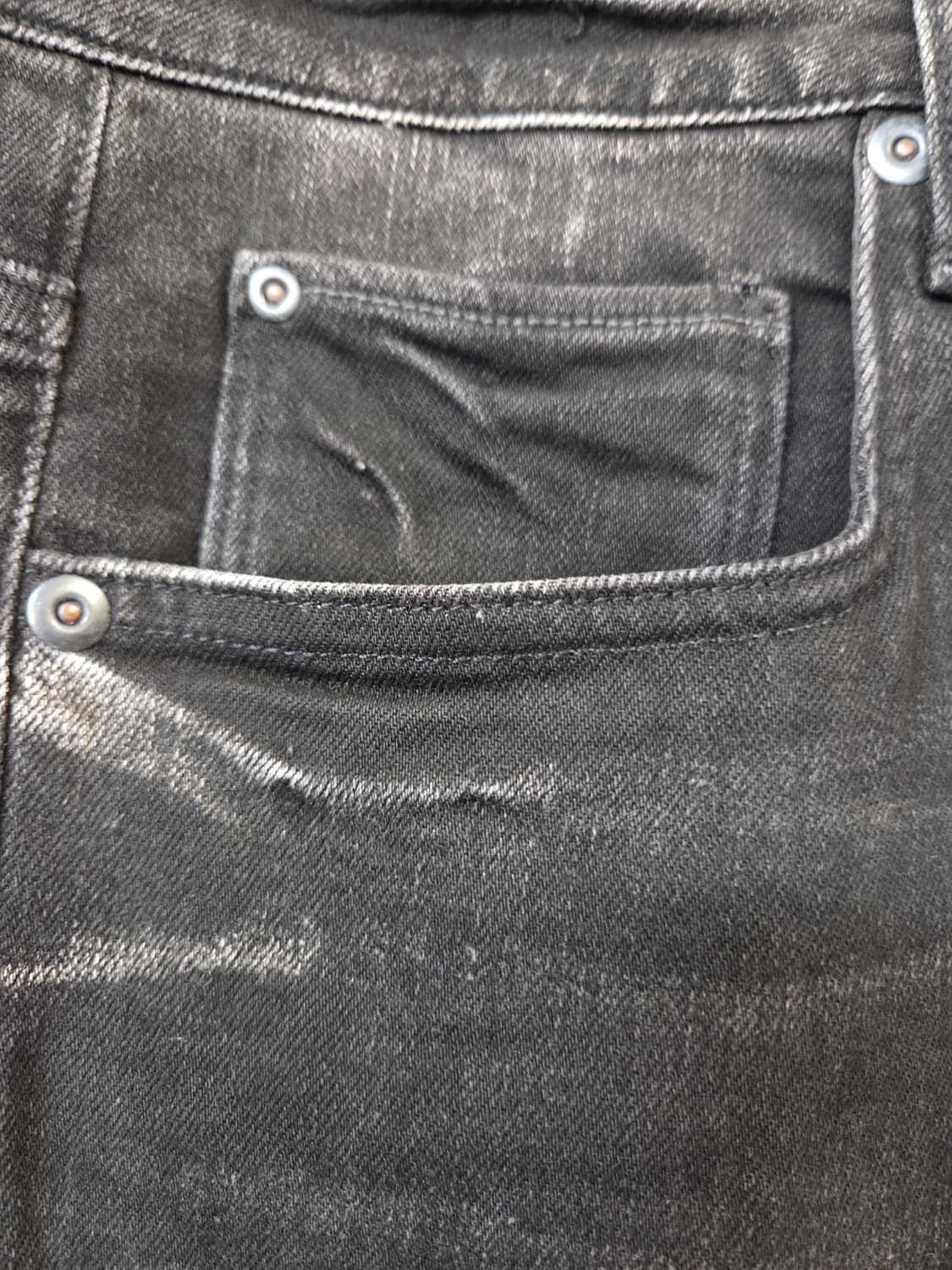 G-Star 블랙 데님 청바지(W33/L32)스판 상품이미지3