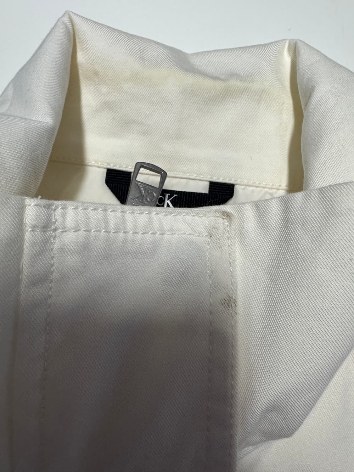 여성 캘빈클라인 진스 유틸리티 크롭 자켓 화이트 Xs 상품이미지8