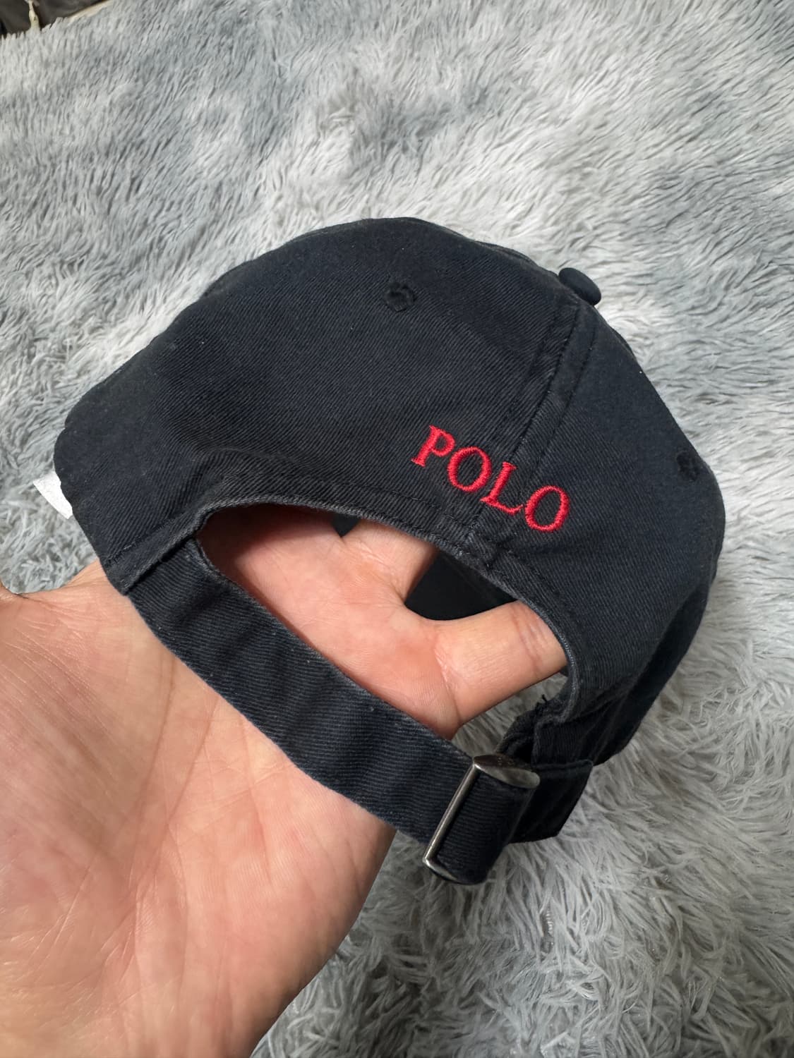 폴로 볼캡 블랙 상품이미지2