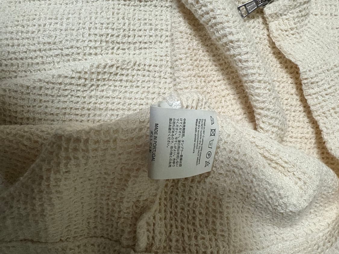 아워레가시 와플 니트 후드집업 52 상품이미지5