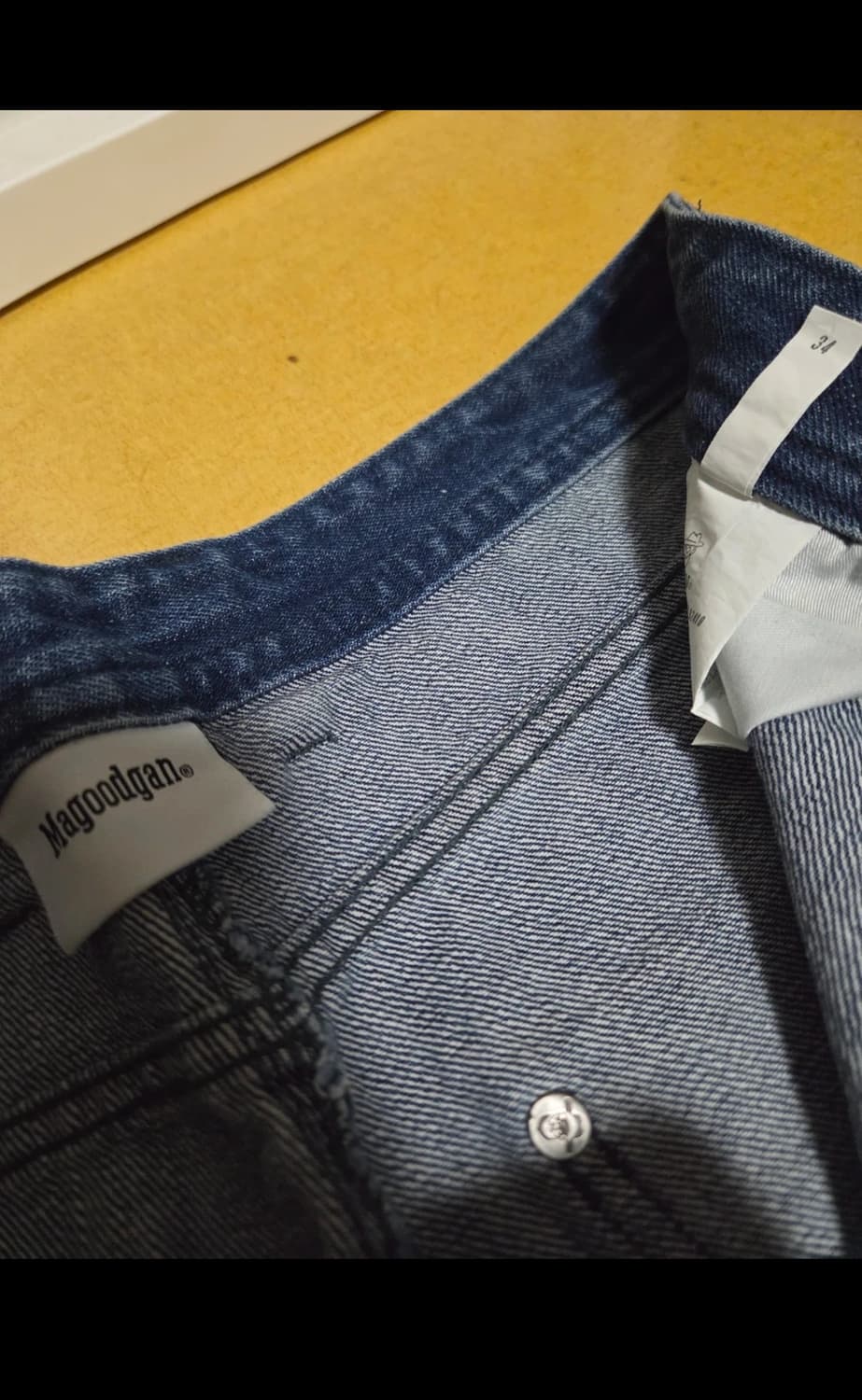 맥우드건 파번 7505 카펜터 와이드핏 데님 팬츠 34 상품이미지6