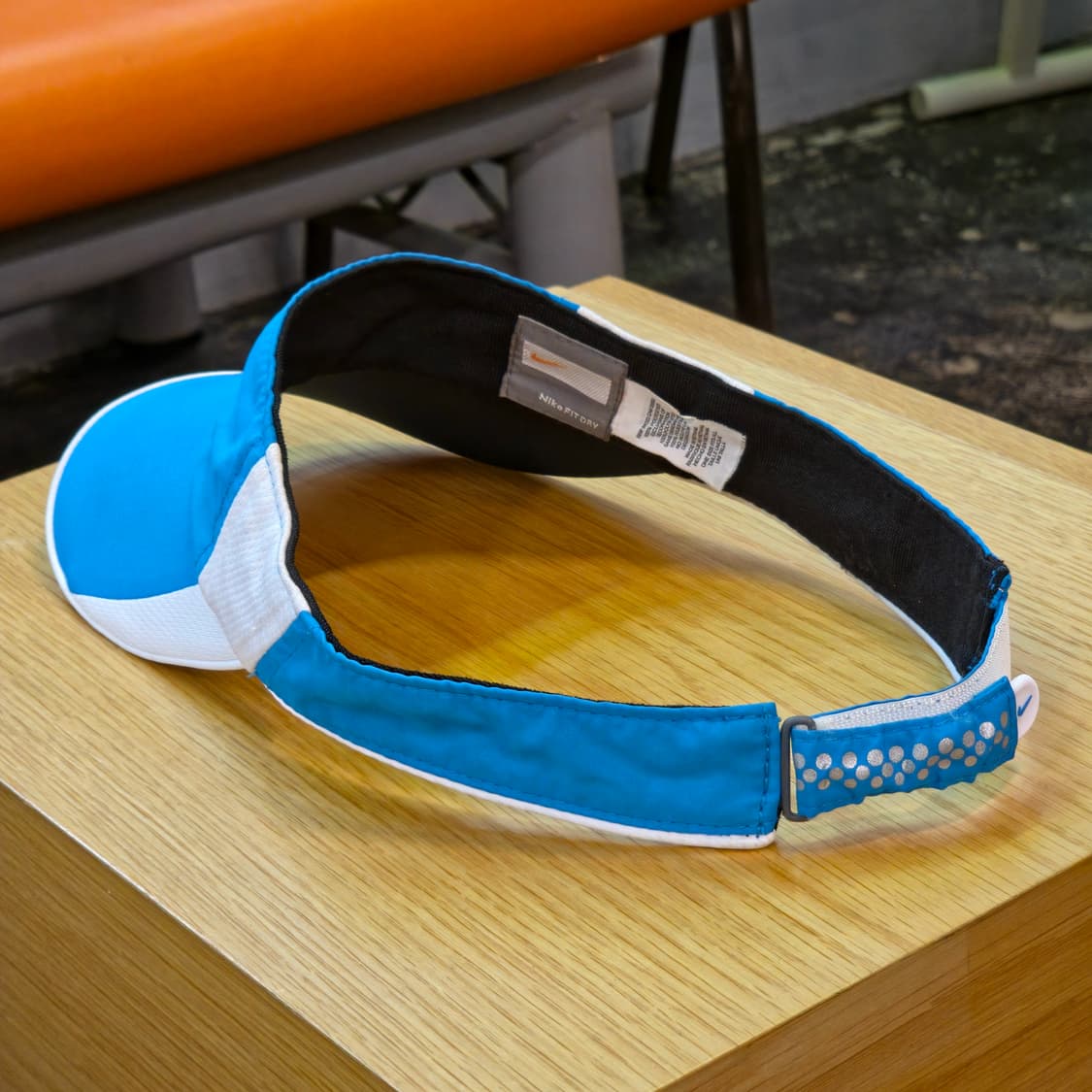 나이키 블루 썬캡 바이저 모자 상품이미지3