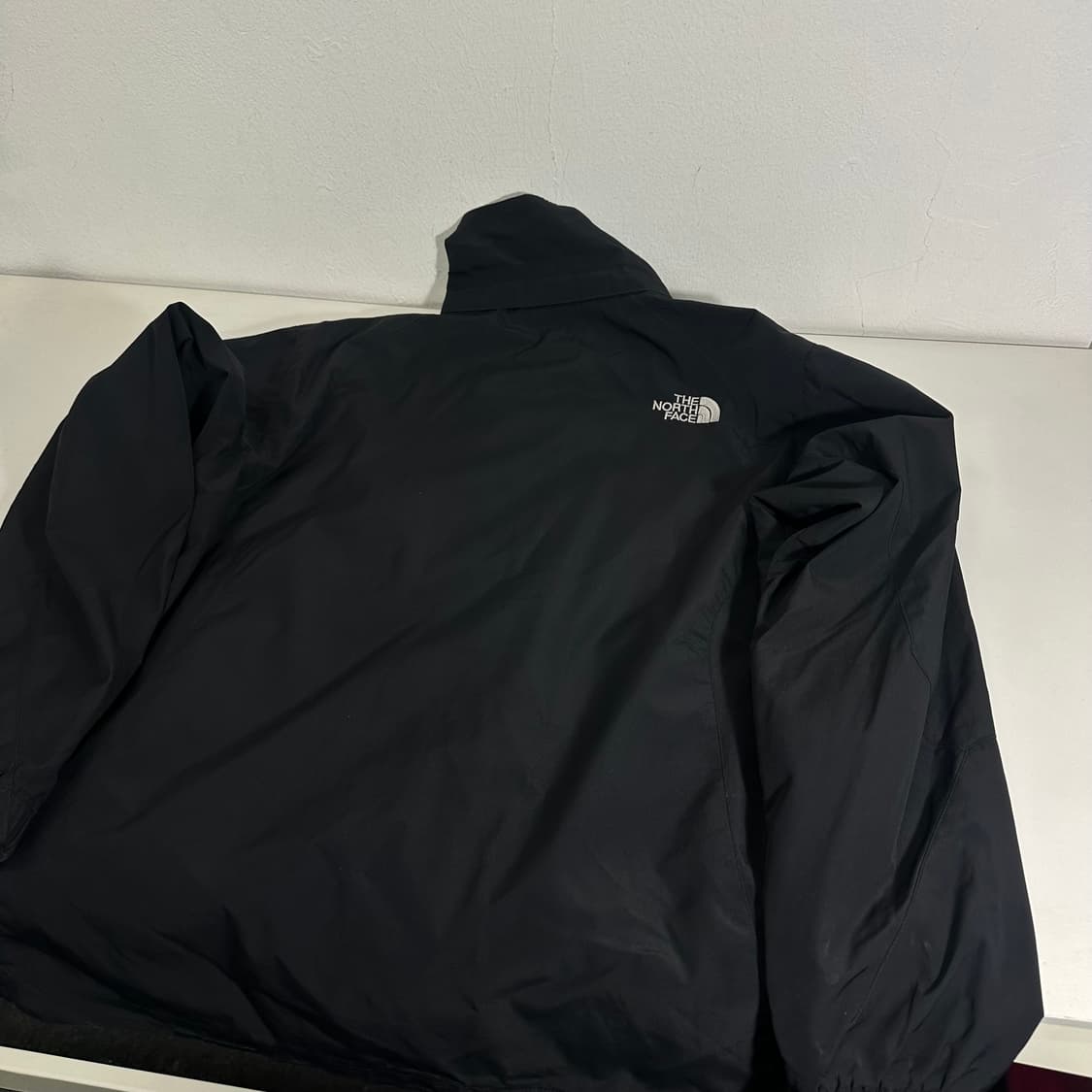 90-95 M 노스페이스 블랙 기본로고 바막자켓 상품이미지5