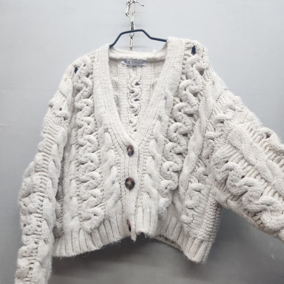 자라 ZARA 니트 크롭 가디건 2XL 상품이미지2