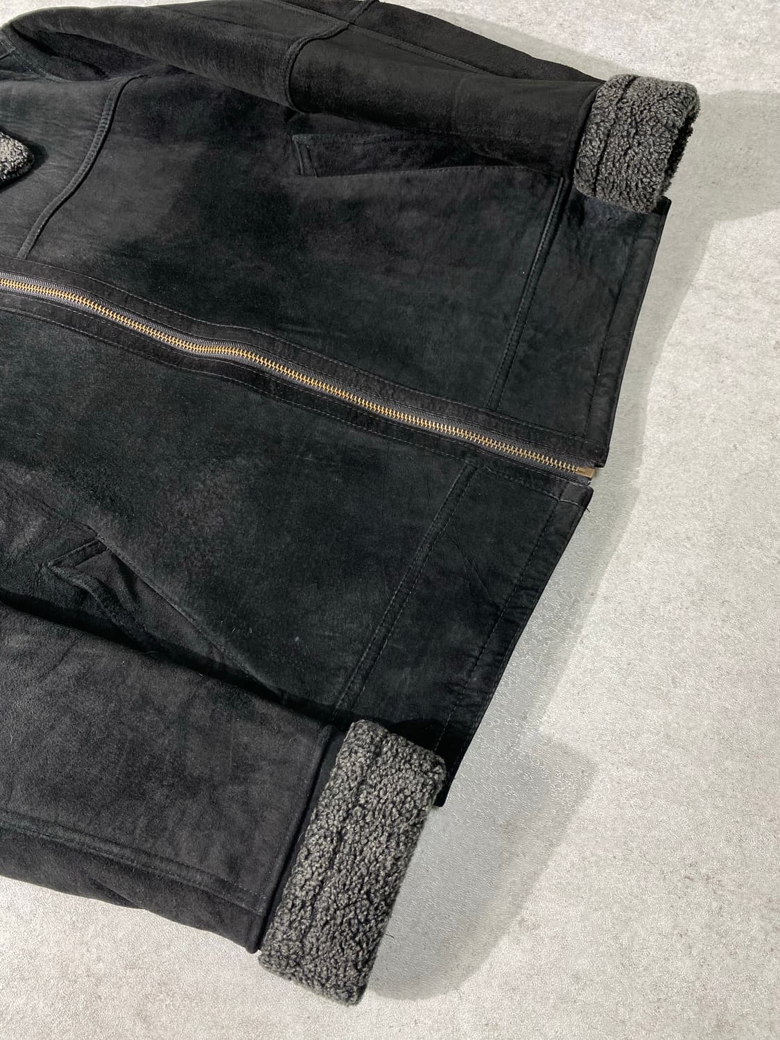 [95] 90-00s Abercrombie아베크롬비 피그스웨이드 무스탕 상품이미지3