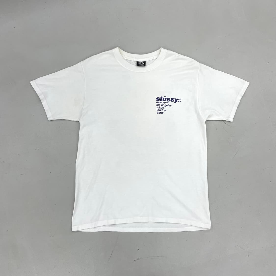 스투시 스트로베리 반팔 티셔츠 화이트 상품이미지3