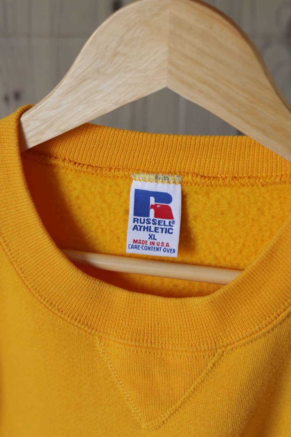 러셀 Made in USA 90s 맨투맨 스웻셔츠 엘로우 XL

 상품이미지2