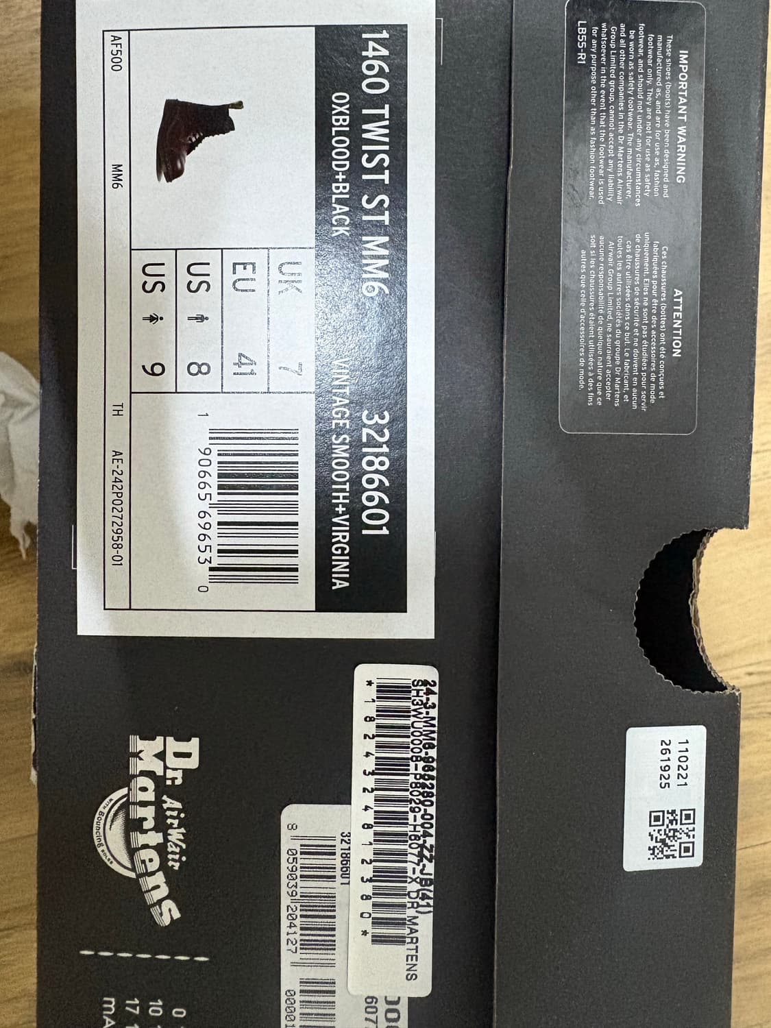 [260] 닥터마틴 x MM6 메종 마르지엘라 1460/1461 상품이미지9