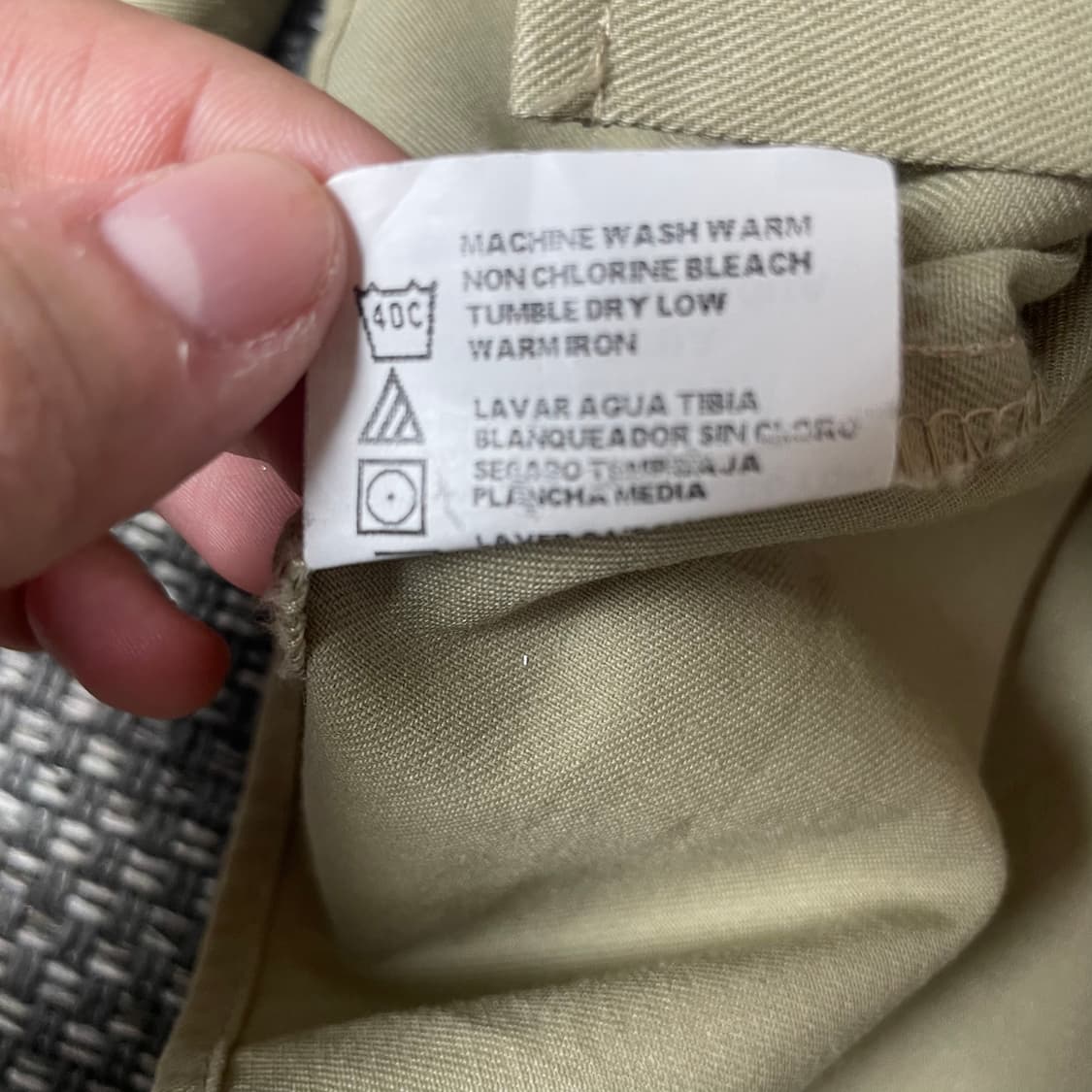 디키즈 미네소바 바이킹스로고 베이지 워크셔츠 L 상품이미지7