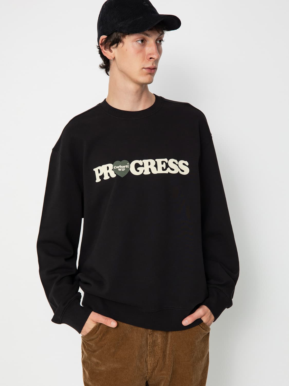 [XL] 칼하트 Wip 하트 맨투맨 스웻셔츠 상품이미지1