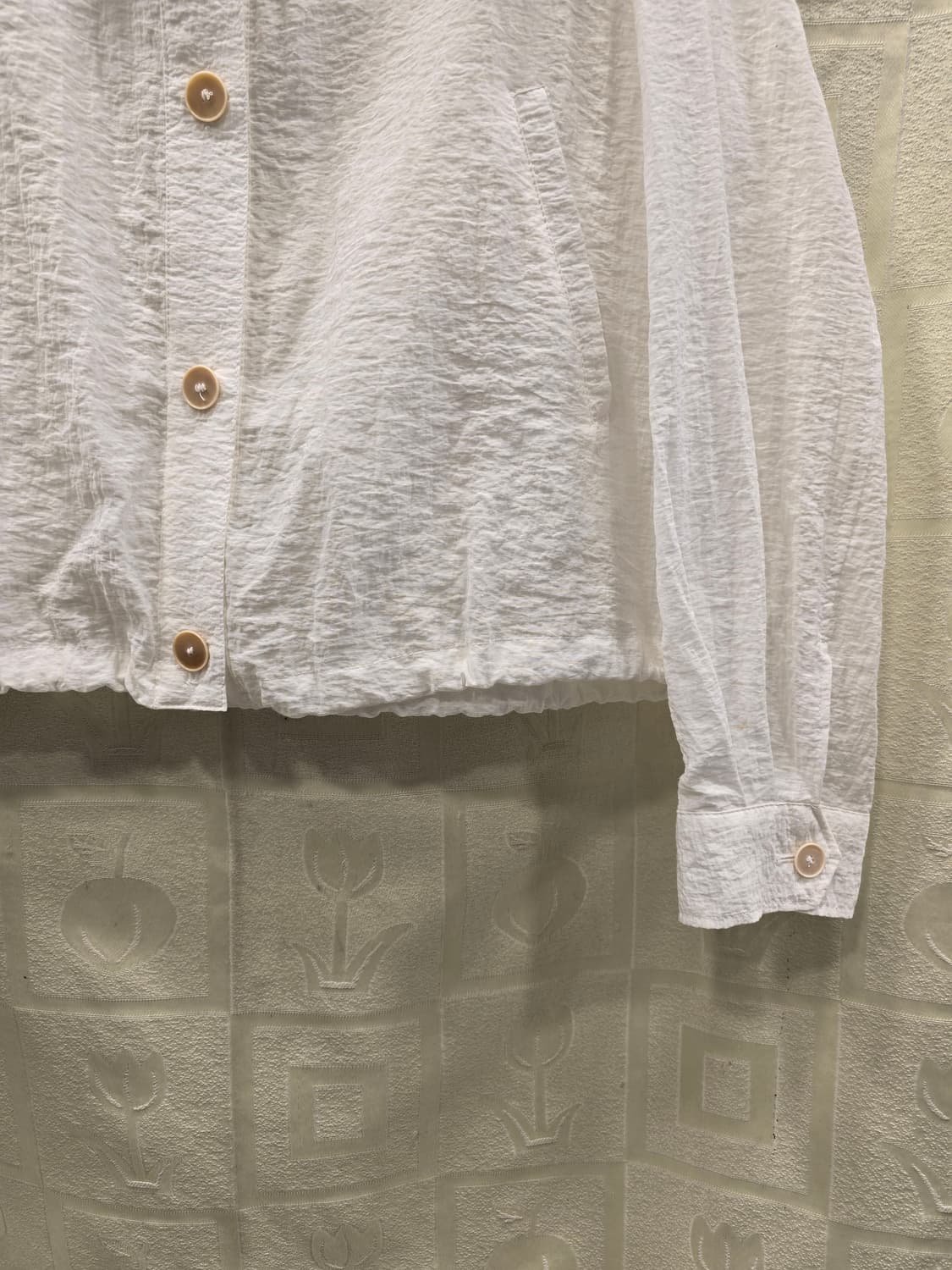 거의새거) 이데 Idée 크롭 화이트 자켓  프리사이즈 상품이미지4