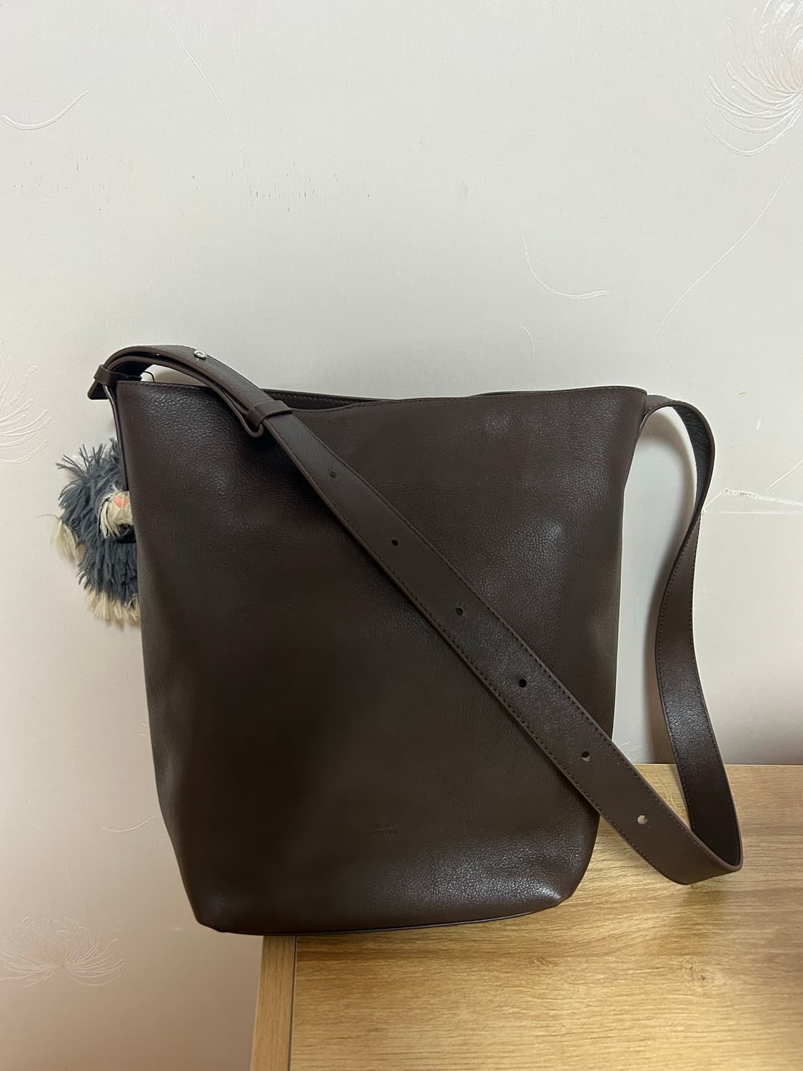 파사드패턴 빈티지 셰퍼드 백 초콜렛 상품이미지4