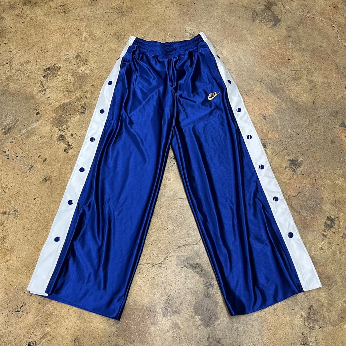 [정품/S] 나이키 블루 화이트 트랙 팬츠 상품이미지2