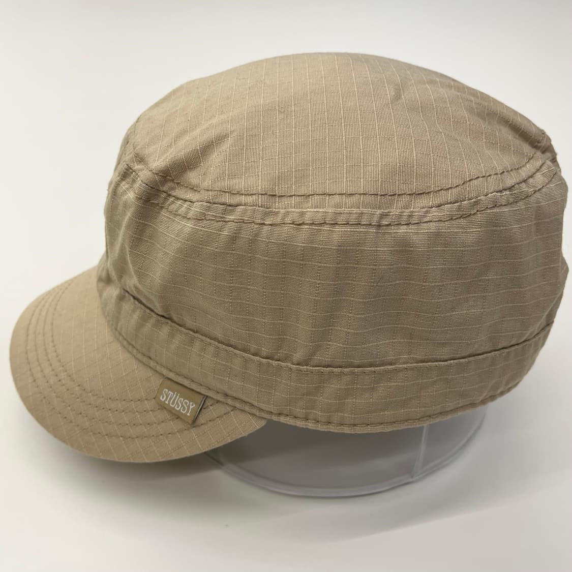 Stussy 스투시 베이지 레터링 군모캡모자 상품이미지4