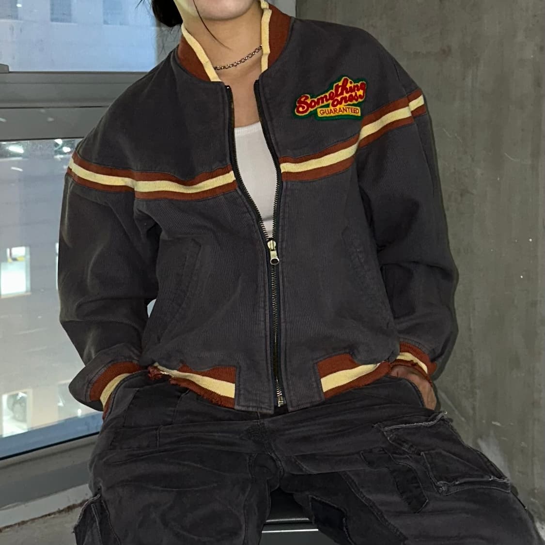 Edwin something  Corduroy jacket(Gray) 상품이미지1