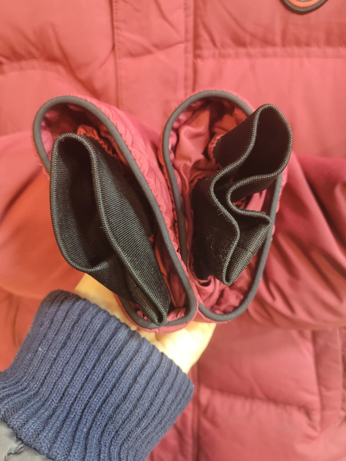 아디다스 AC밀란 패딩 점퍼 버건디 95사이즈  상품이미지6