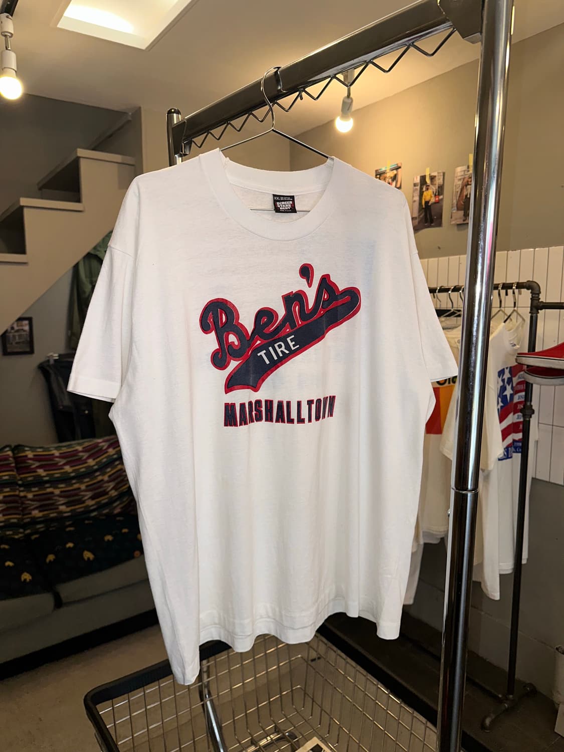 90’s Screen Stars American Flag single T 상품이미지3