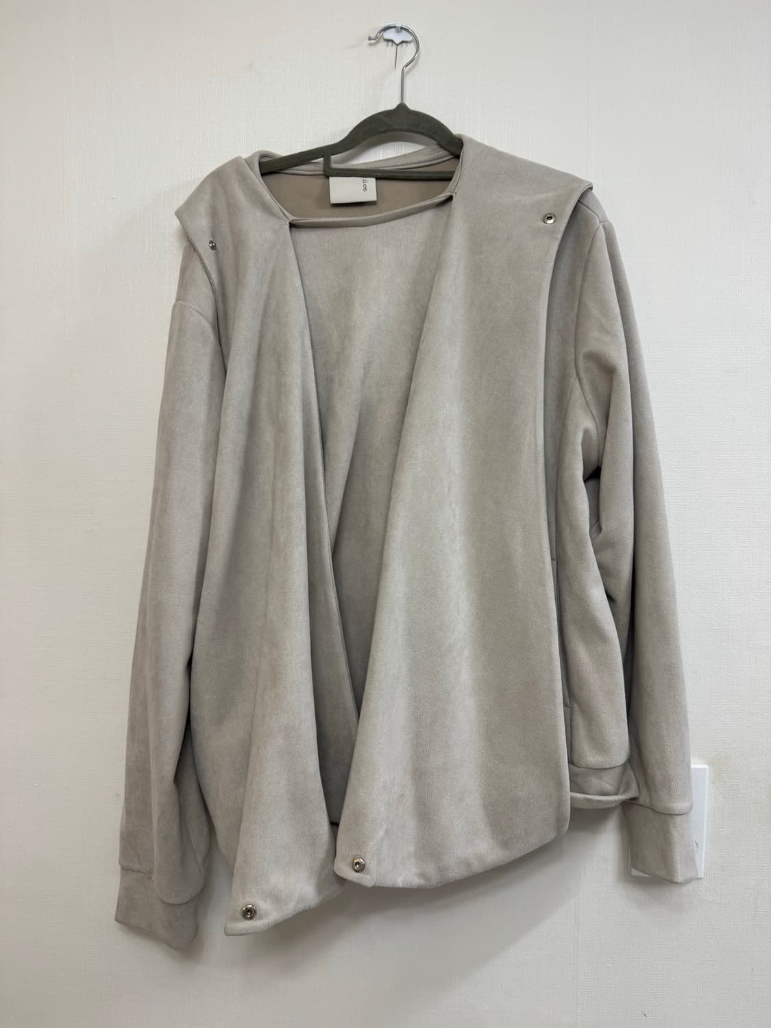 tiles muffler hoodie [grey] 상품이미지3
