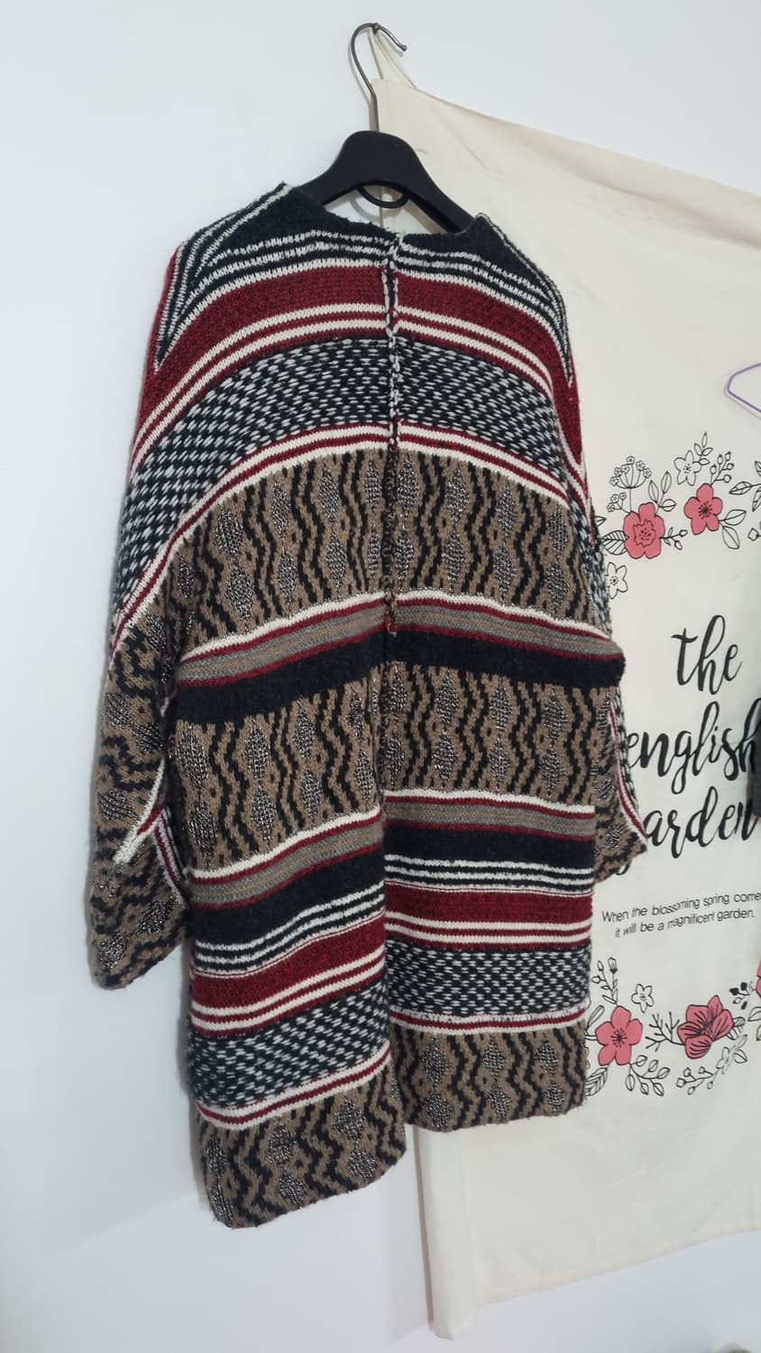 [maje]에스닉 오픈 니트 가디건 80 상품이미지6